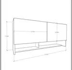ALACENA 1.20MTS 85007-CC TABLES