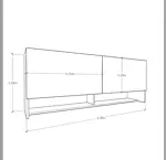 ALACENA 1.40MTS 85008-CC TABLES