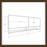 ALACENA 1.40MTS 85008-POL TABLES