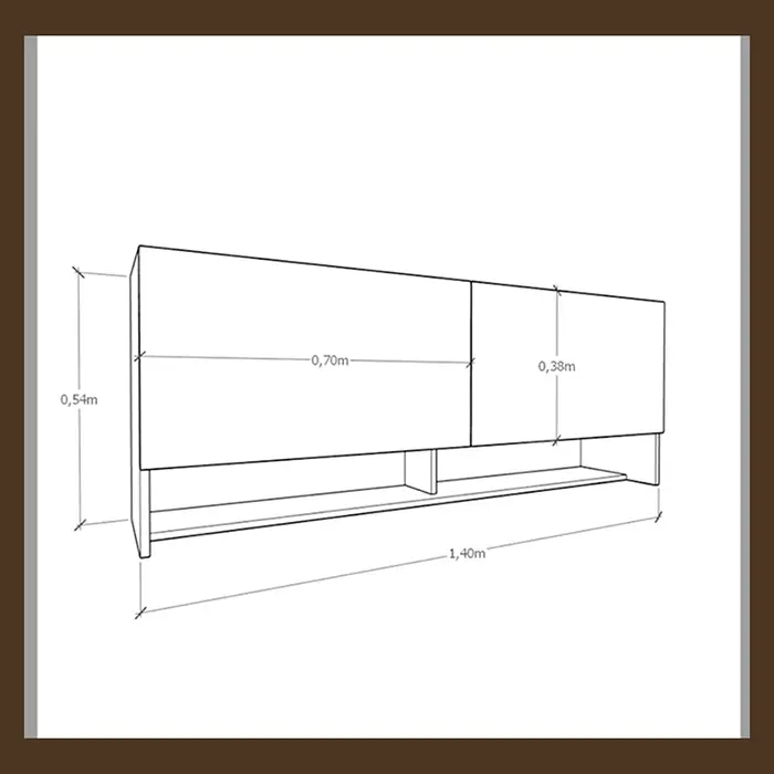 ALACENA 1.40MTS 85008 POL TABLES