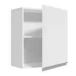 Alacena Madesa Glamy 1 Puerta 2 Compartimentos 60cm Blanco