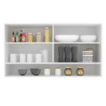 Alacena Madesa Glamy 2 Puertas Corredizas De Vidrio 120 Cm