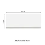 Alacena Madesa Glamy 1 Puerta Rebatible 80cm