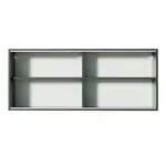 Alacena Cocina Madesa Puertas Corredizas De Vidrio 120 Cm