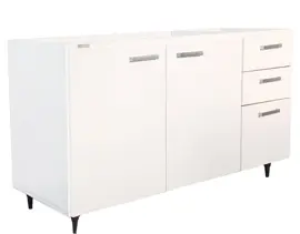 Bajo Mesada 3006 Blanco, 2 Puertas...
