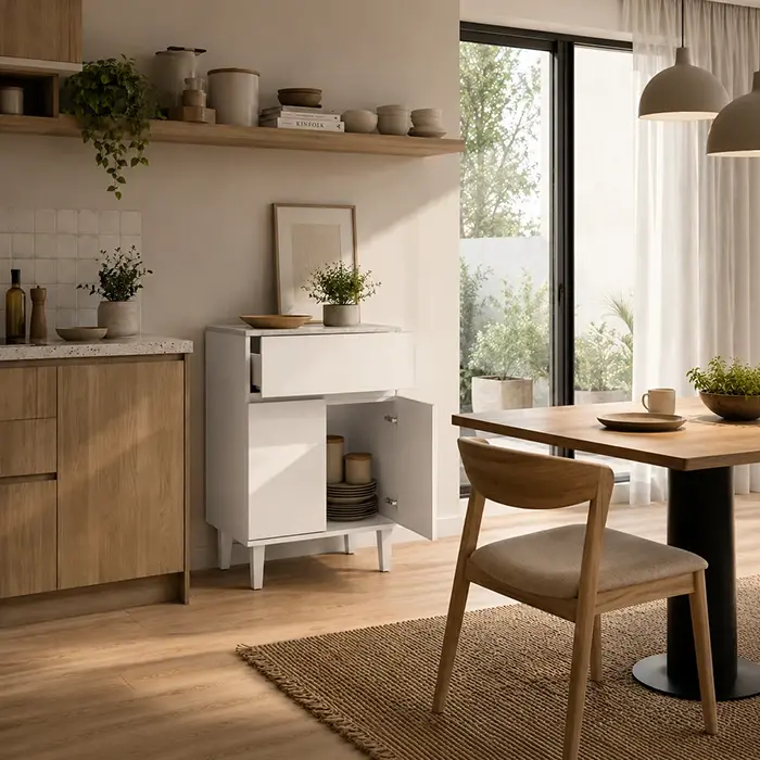 BAJOMESADA 0.60 2PTAS 85002 BL TABLES