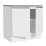 Mueble De Cocina Bajo Mesada Glamy Madesa 2 Puertas 80x84x52