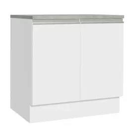 Mueble De Cocina Bajo Mesada Glamy  2 Puertas 80X84x...