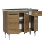 Bajo Mesada Con Bacha Madesa Emilly 3 Puertas 1 Cajón 105 Cm