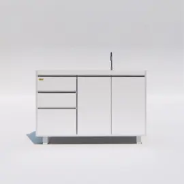 Bajo Mesada Modulado 1,40M Blanco