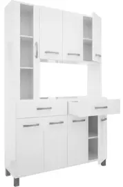 Kit Con Alacena 650 120Cm Bl