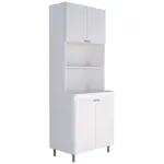KIT DOBLE COCINA 4077 BLANCO MUEBLES ORLANDI