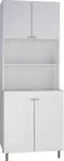 KIT DOBLE COCINA 4077 BLANCO MUEBLES ORLANDI
