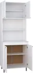 KIT DOBLE COCINA 4077 BLANCO MUEBLES ORLANDI