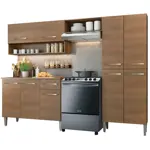 Mueble De Cocina Completo Madesa Emilly Con Bajo Mesada, Alacena Y Despensero