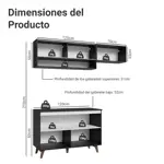Combo De Cocina Completo Modular Madesa Reims 190cm