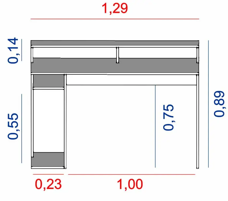 ESCRITORIO GAMER PC 3047 NFR TABLES