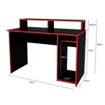 Escritorio Gamer Centro Estant Eg1r Pc Ps4 Xbox Mesa Gaming