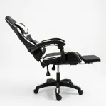 Silla Gamer C/apoyapiés Novohome Ergonómica Cuero Sintético