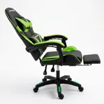 Silla Gamer C/apoyapiés Novohome Ergonómica Cuero Sintético