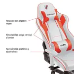 Silla Gamer River Plate Con Apoya Pies Producto Oficial