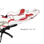 Silla Gamer River Plate Con Apoya Pies Producto Oficial