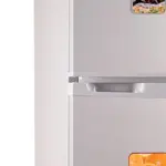 Heladera con Freezer TFK-HD300 296L - Eficiencia A, Estantes Vidrio, Plateada