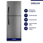 Heladera Con Freezer 395Lts HDR400F30E Plata DREAN