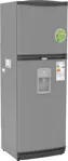 Heladera con Freezer - 364L, Clase A, Dispenser 2.5L, Estantes High, Plata