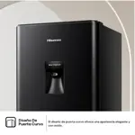 Heladera Single Door 177L Negra Hisense RL230WB4AU