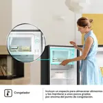 Heladera Single Door 177L Negra Hisense RL230WB4AU