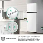 Heladera Hisense 267L Top Mount No Frost Color Blanca RT3N250NAW