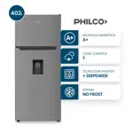Heladera Philco Top Mount 402Lts Inverter No Frost Inox PHNT453XDI2