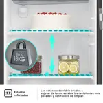 Heladera Single Door Hisense Dispenser 177L Silver RL230WL4AU