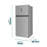 Heladera Philco Top Mount No Frost Inverter 502l Neta - Phnt504xi