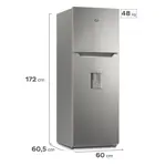 Heladera Gafa 219L Top Freezer con Dispenser de Agua Plata HGW311P