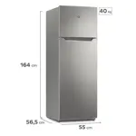Heladera Gafa 257L Top Freezer Puerta Reversible Plata HGF252P