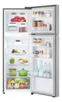 Heladera LG Smart Inverter 335L VT34BPY Top Freezer Plateado