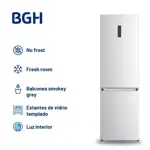 Heladera BGH Combi No Frost Inox 312 Litros
