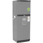 Heladera CONQUEROR 364 Litros Con Dispenser Plata 2F-1800PDa
