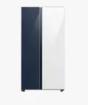 Heladera Samsung  Side By Side Bespoke Auto Open Navy White