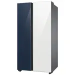 Heladera Samsung  Side By Side Bespoke Auto Open Navy White