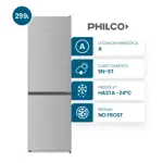 HELADERA PHILCO 299LT COMBI NOFROST-PLATA