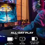 Headset gamer inalámbrico Aimzone Negro GHS-K10-BK