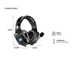 Auriculares Gamer Onikuma K8 Micrófono y Luz RGB LED