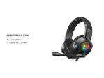 Auriculares Gamer Onikuma K19 con Luz RBG LED