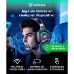 Auriculares Onikuma GT806 Gamer RGB Micrófono Desmontable