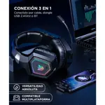 Auriculares Onikuma GT806 Gamer RGB Micrófono Desmontable