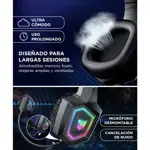 Auriculares Onikuma GT806 Gamer RGB Micrófono Desmontable