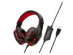 Auriculares Gamer con Micrófono | SKYWAY | Bull Goat | SONIDO 7.1 - Retroilumniado Led - USB